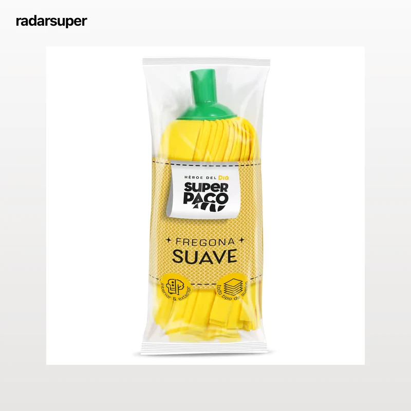 Fregona amarilla suave Dia Super Paco 1 unidad