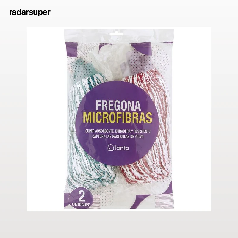Fregona de microfibra Lanta pack 2