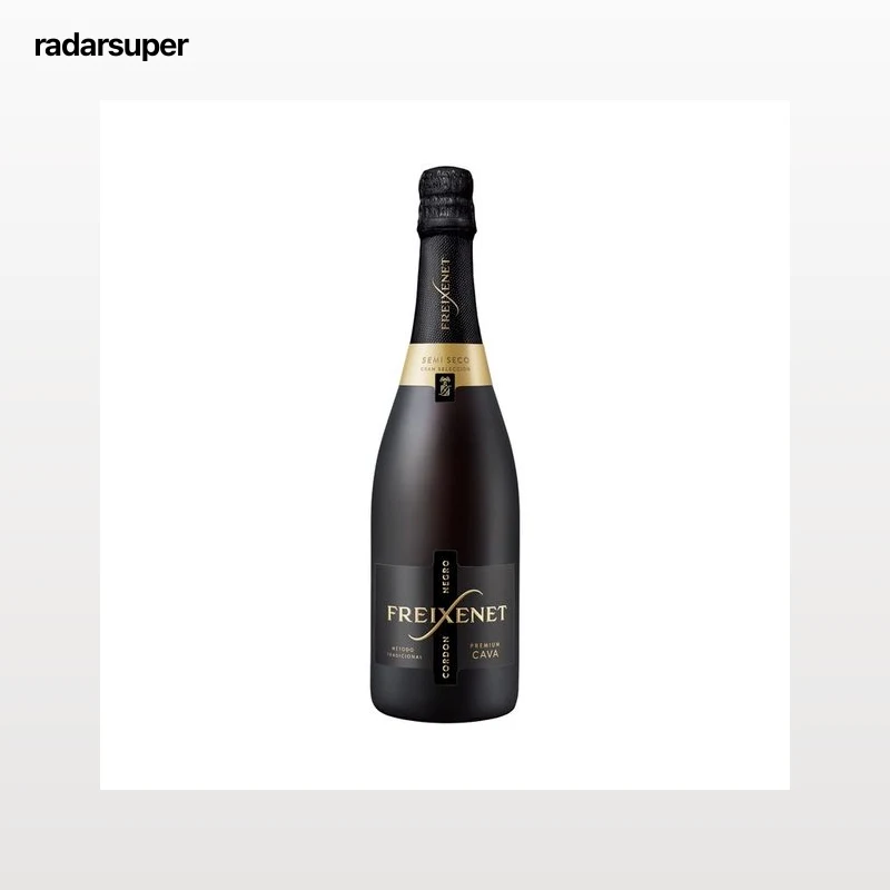 FREIXENET Cordon negro Cava premium semiseco gran selección con D.O. Cava botella 75 cl.