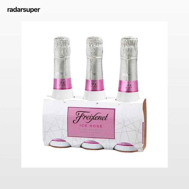 FREIXENET Ice rosé Cava rosado semi seco con D.O. Cava benjamín 3 x 20 cl.