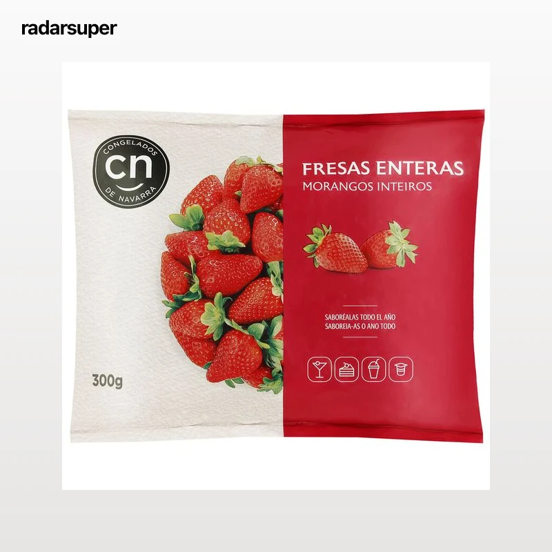 Fresas enteras congeladas