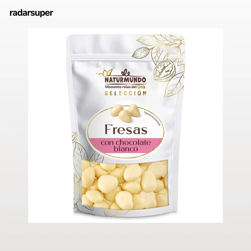 Fresas recubiertas con chocolate blanco Dia Naturmundo 150 g