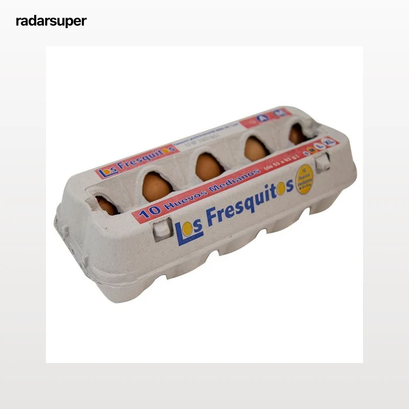 LOS FRESQUITOS Huevos de gallinas en jaulas acondicionadas de categoría A y clase M 10 uds.