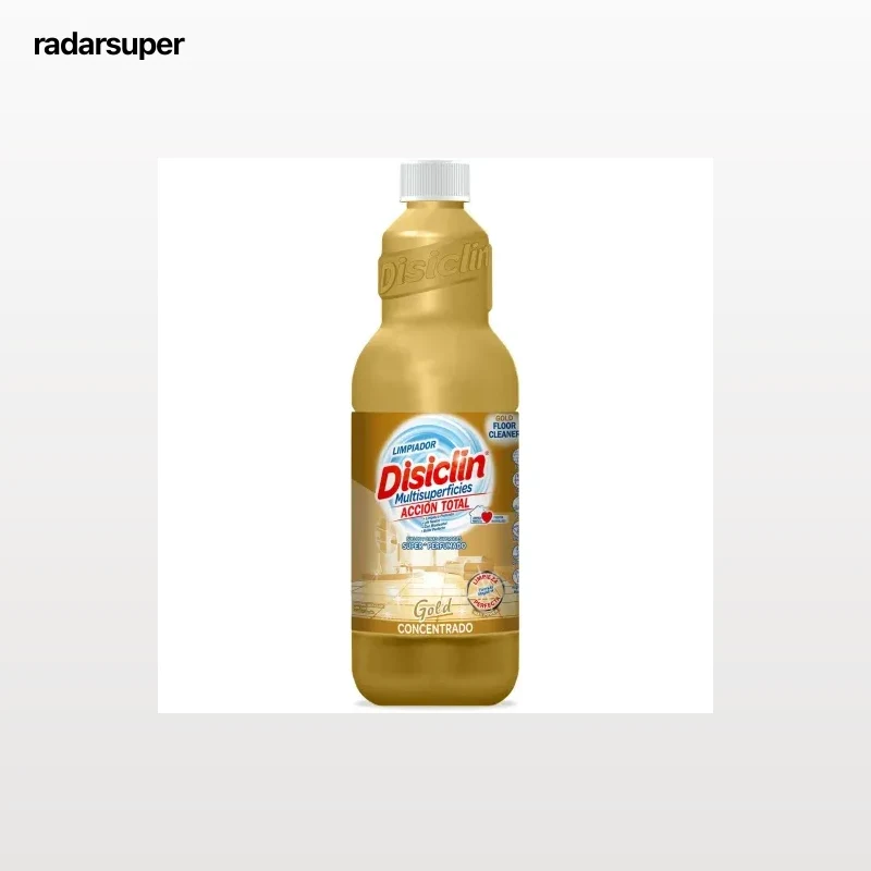 Friegasuelos concentrado multi superficies super perfumado multiusos aroma gold Disiclin 1000 ml.
