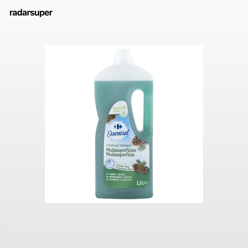 Friegasuelos frescor pino Carrefour Essential 1,5 l.