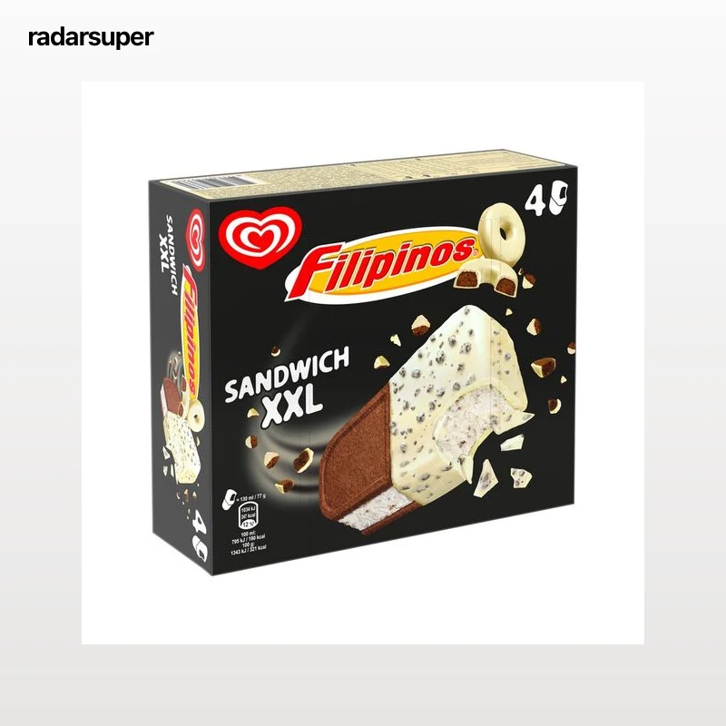 FRIGO Sandwich XXL filipinos 4 x 140 ml. 320 g.