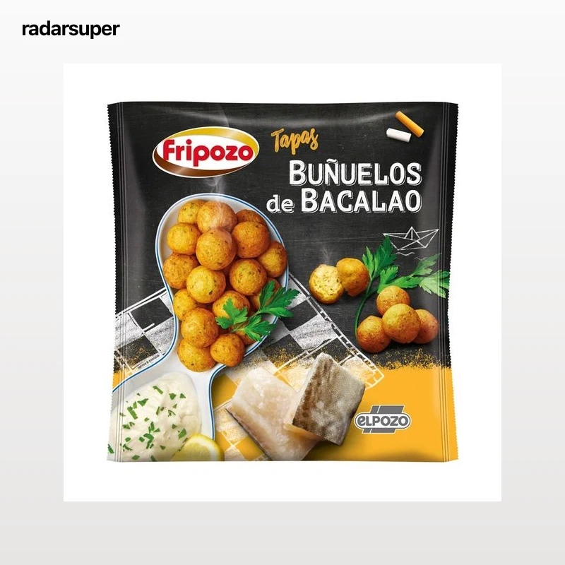 FRIPOZO Buñuelos de bacalao congelados Tapas 500 g.