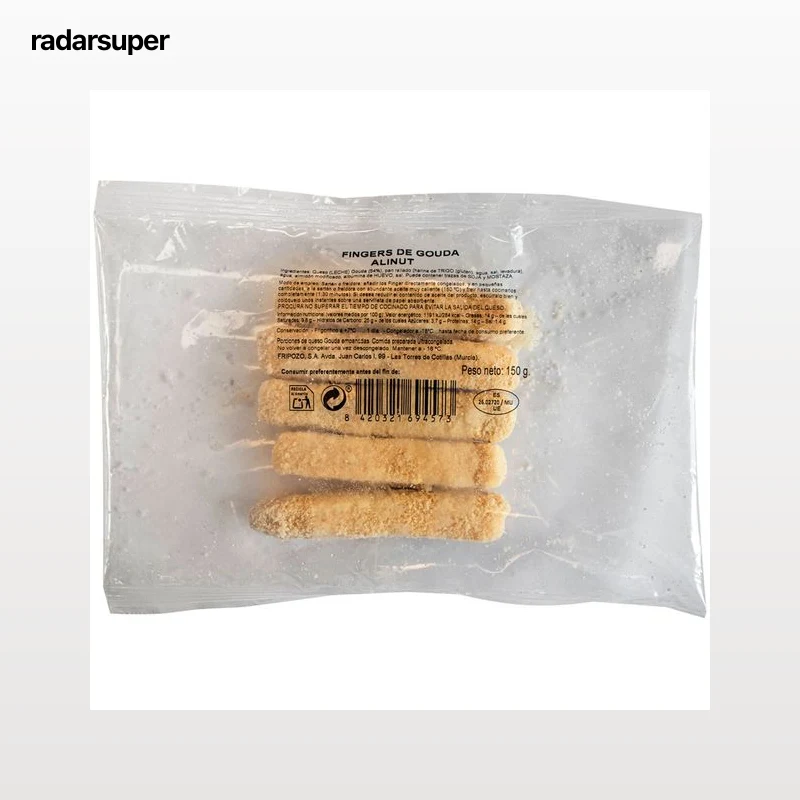 FRIPOZO Fingers de queso gouda 150 g.