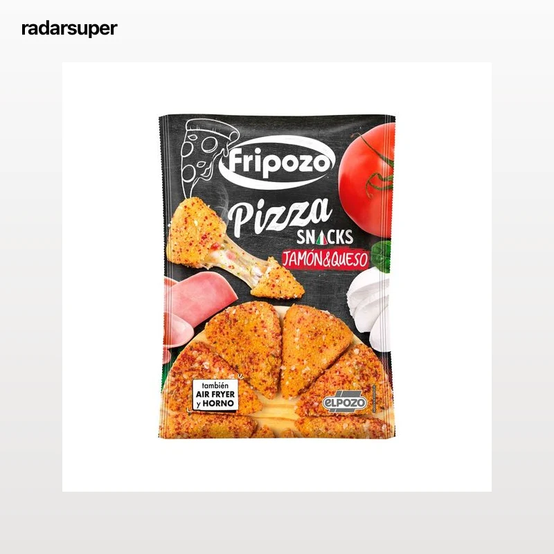 FRIPOZO Pizza snacks congelados de jamón y queso 250 g.