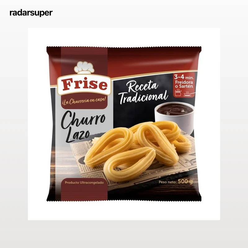 FRISE Churros ultracongelados con forma de lazo (receta tradicional) FRISE 500 g.