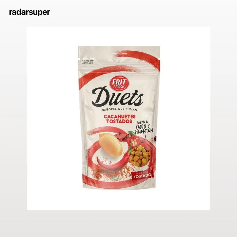 FRIT RAVICH Cacahuete tostado cajún y pimentón duets 110g.