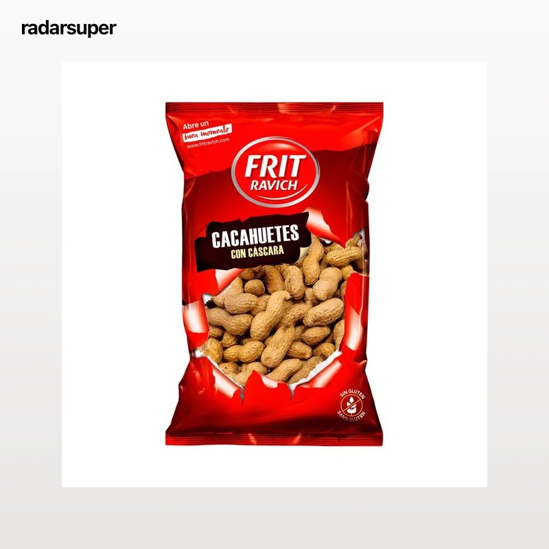 FRIT RAVICH Cacahuetes tostados 380 g.