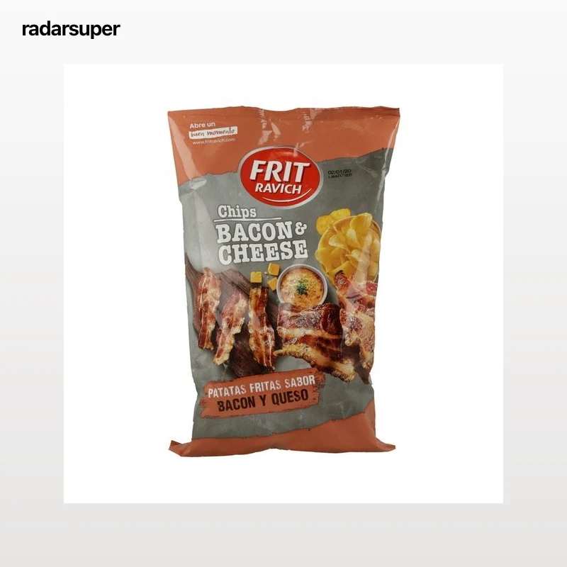 FRIT RAVICH Patatas fritas sabor bacon y queso 125 g.