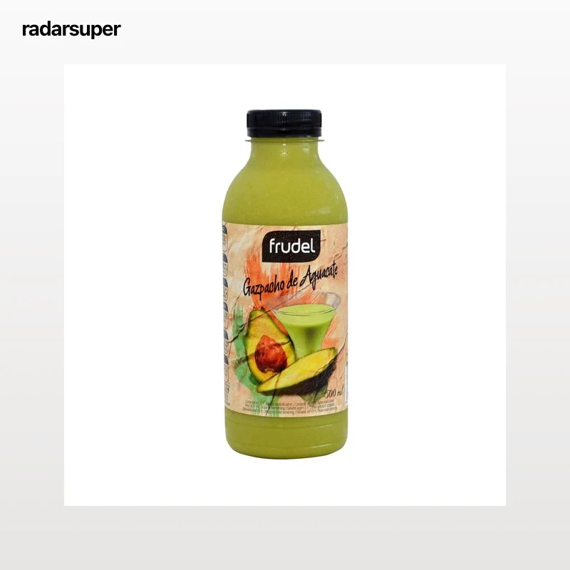 FRUDEL Gazpacho de aguacate, elaborado con aceite de oliva virgen extra 500 ml.