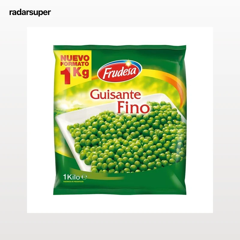 FRUDESA Guisantes finos ultracongelados FRUDESA 1 kg.