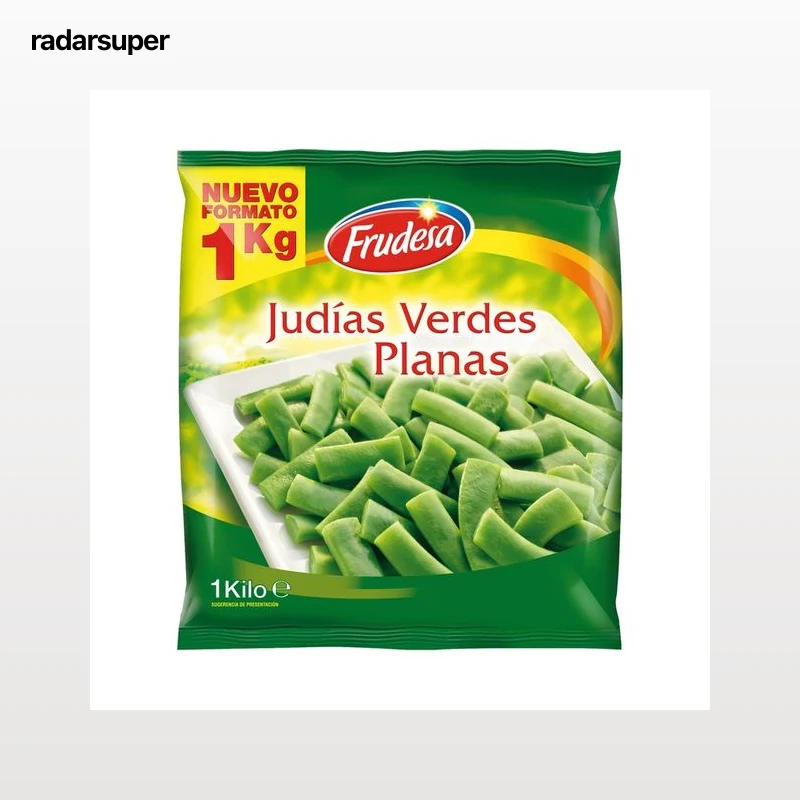 FRUDESA Judias verdes planas ultracongeladas FRUDESA 1 kg.