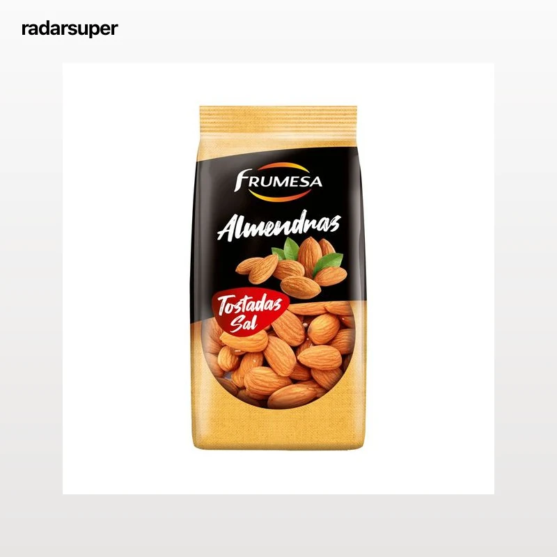 FRUMESA Almendra tostada con piel salada 200 gr.
