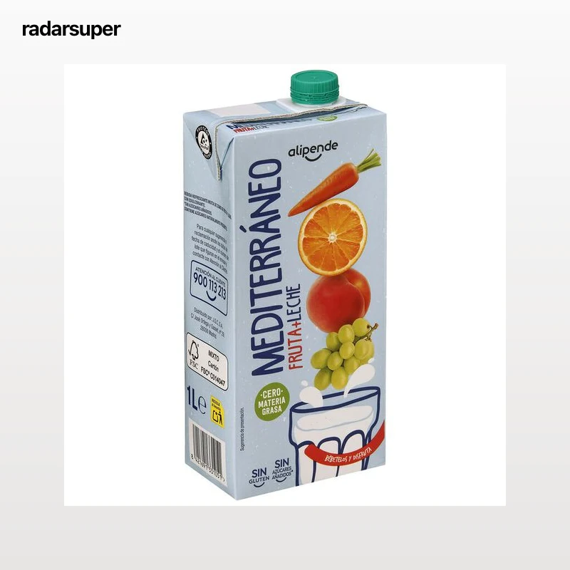Fruta con leche mediterráneo Alipende 1l