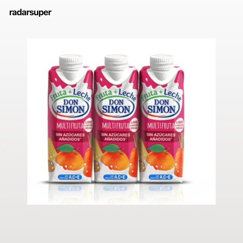 Fruta y leche sin azúcares añadidos multifruta Don Simon