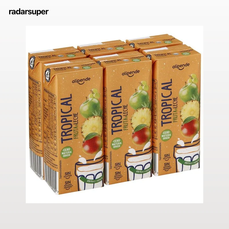Fruta con leche tropical Alipende pack 6