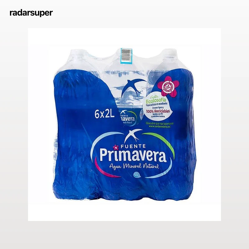 FUENTE PRIMAVERA Agua mineral pack 6 uds. x 2 l.