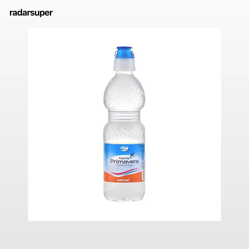 FUENTE PRIMAVERA Agua mineral, tapón sport botella de 33 cl.