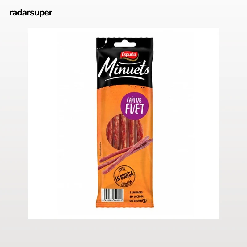 Fuet cañitas Minuets Espuña 50g