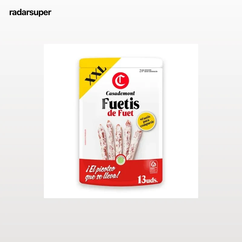 Fuetis de fuet Casademont sin gluten 130 g
