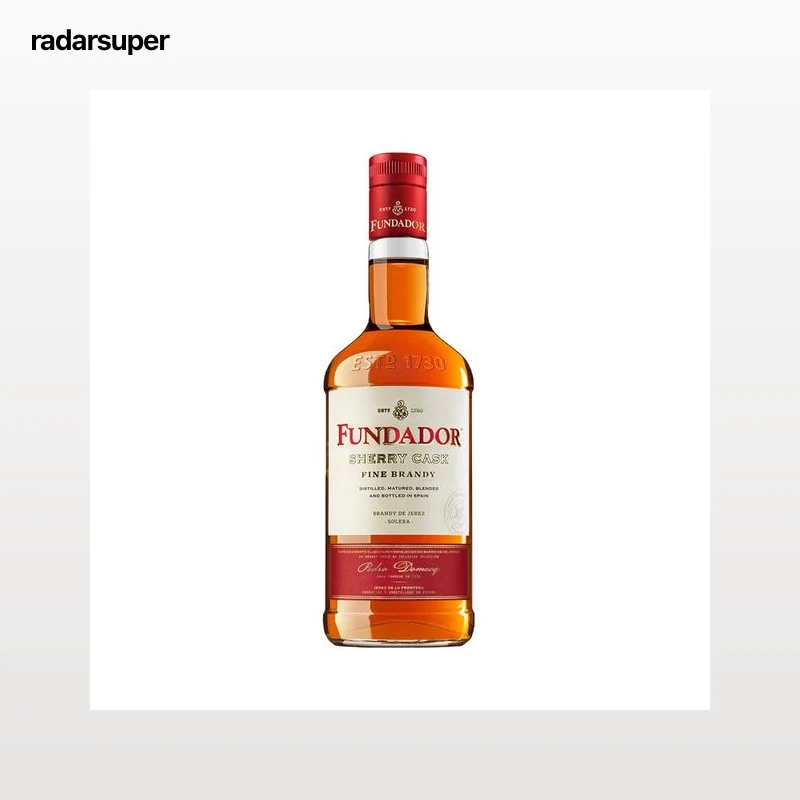 FUNDADOR Brandy solera envejecido en barricas de Jerez botella de 70 cl.