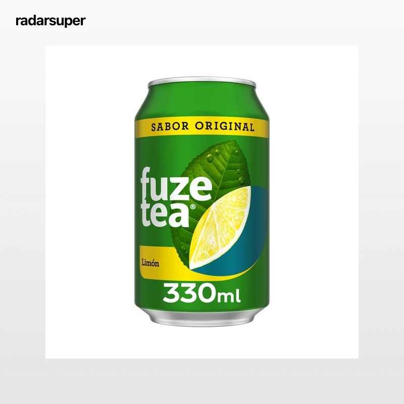FUZE TEA Bebida té limón original lata 330 ml.