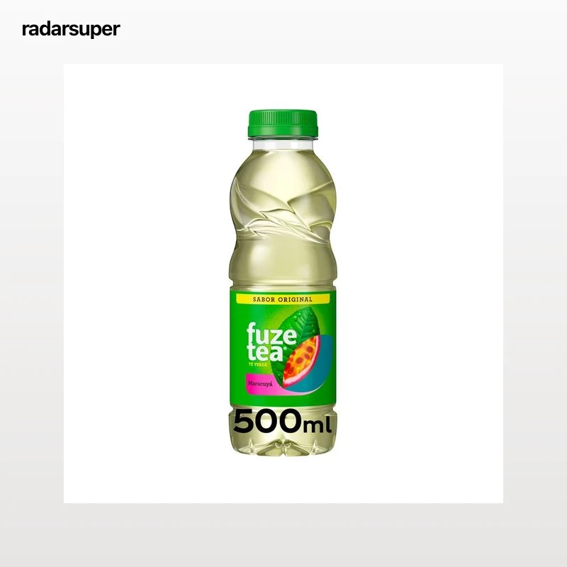 FUZE TEA Bebida de Té verde sabor maracuyá botella 500 ml.