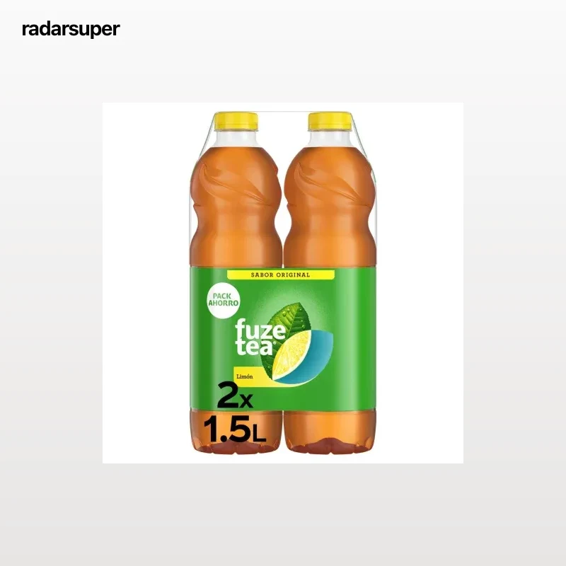 Fuze Tea té sabor limón pack 2 botellas 1,5 l.