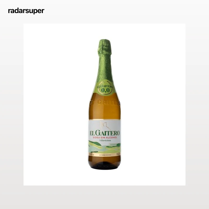 EL GAITERO Sidra sin alcohol (0,0) botella 70 cl.