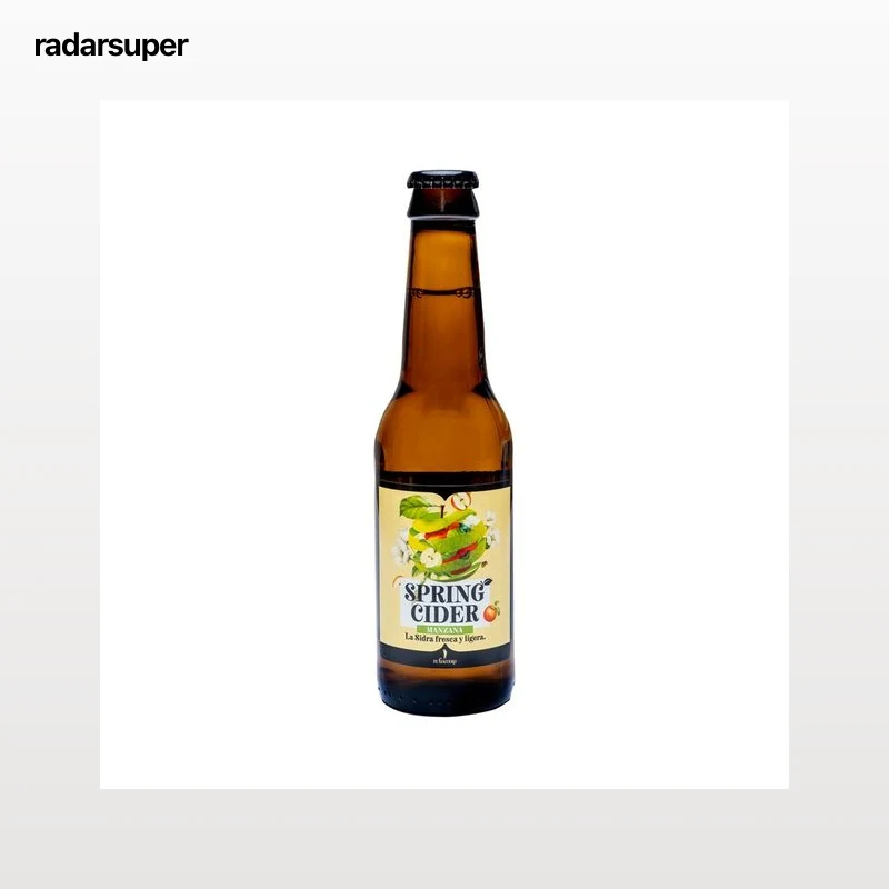 EL GAITERO Spring Cider fresca y ligera elaborada con una selección de manzanas dulces y ácidas botella 25 cl.