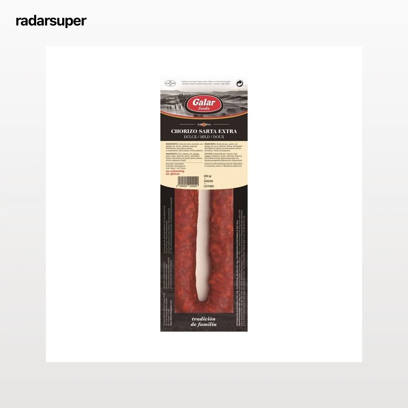 GALAR Sarta de chorizo dulce de categoria extra 200 g.