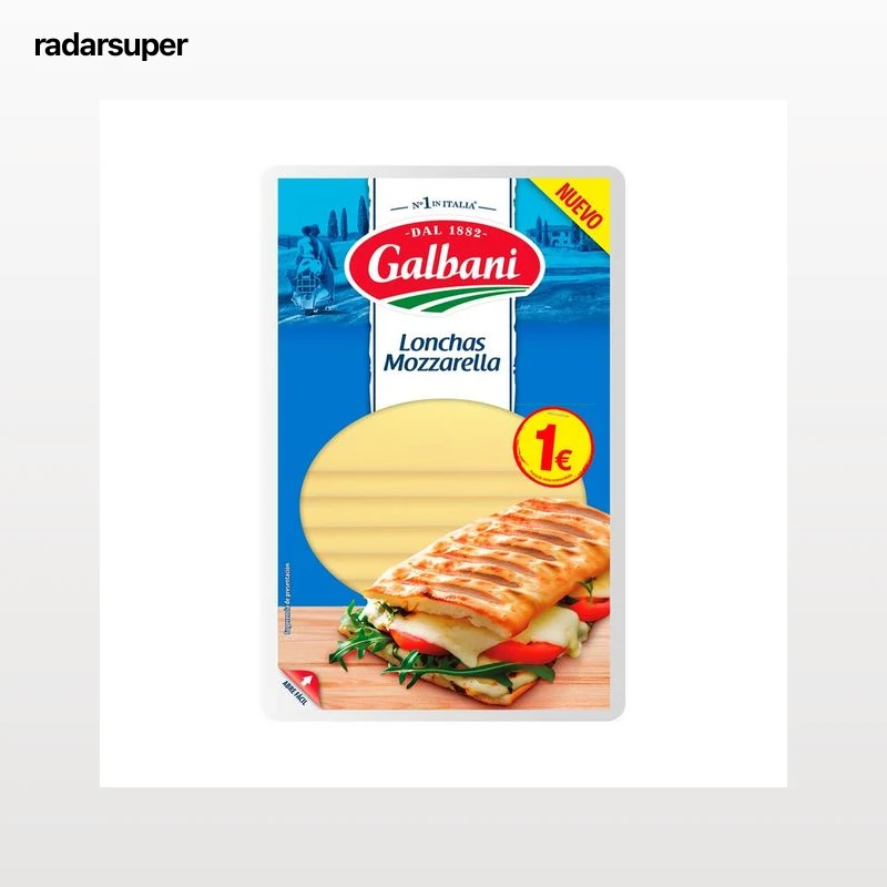 GALBANI Queso mozzarella en lonchas 75 g.