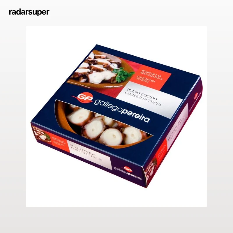 GALLEGO PEREIRA Pulpo de las rias gallegas, cocido y congelado GALLEGO PEREIRA 250 g.