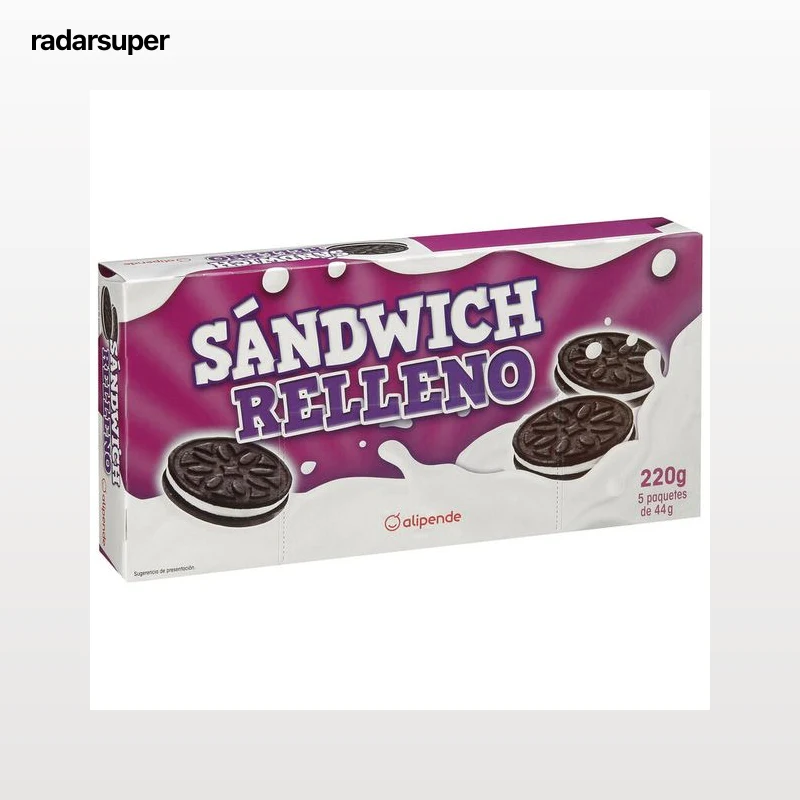 Galleta Alipende 220g sandwich relleno