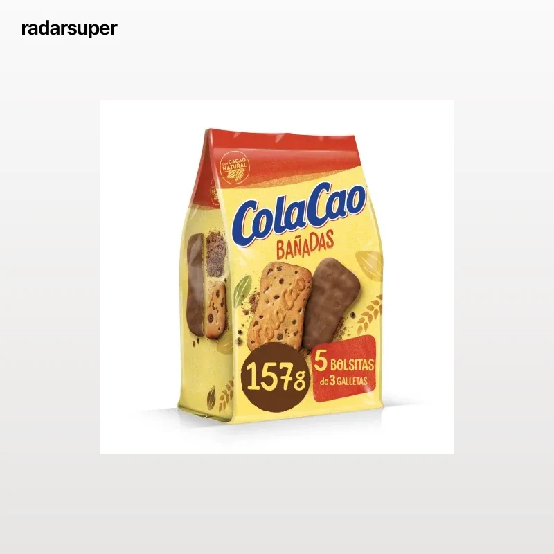 Galleta bañada en chocolate ColaCao 157 g.
