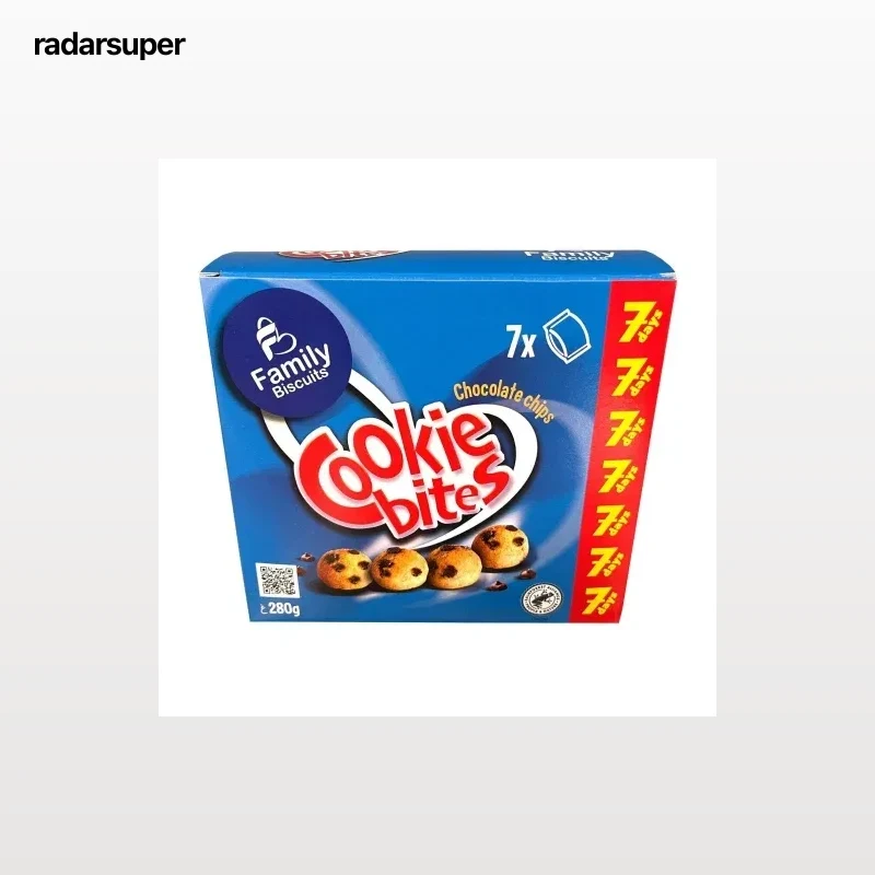 Galleta con pepitas de chocolate sabor mantequilla Family Biscuits 280 g.