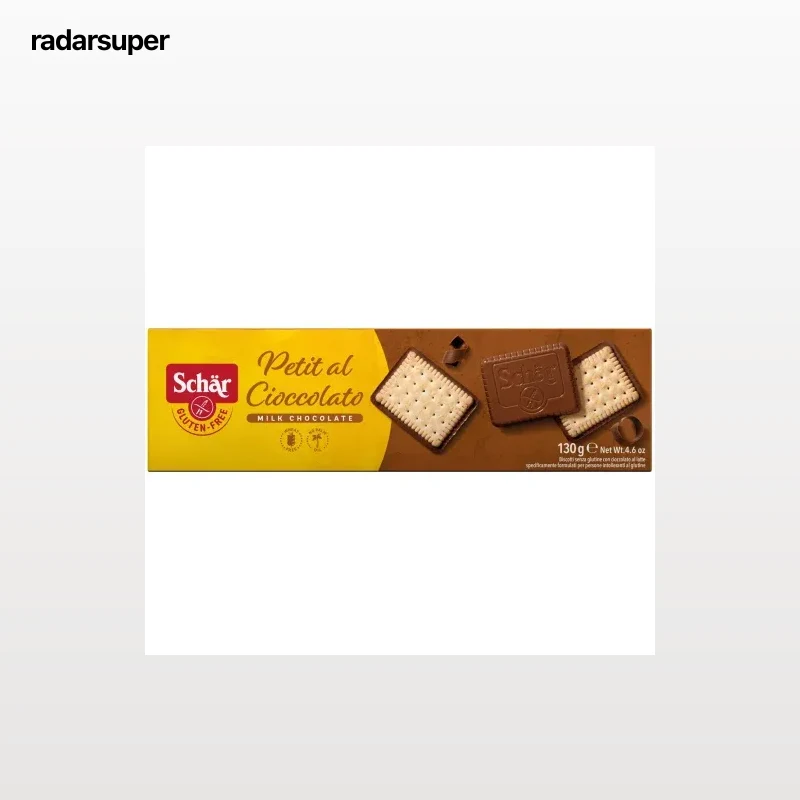Galleta con tableta de chocolate Dr. Schär sin gluten 130 g.