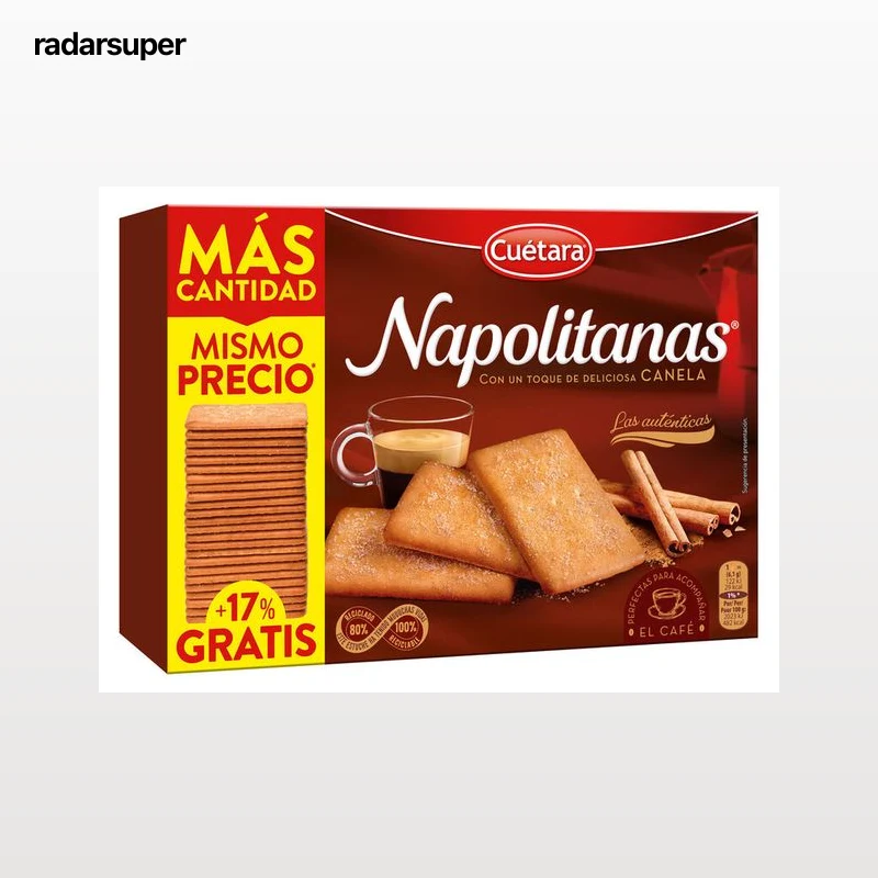 Galleta Cuétara Napolitanas 426g +17%