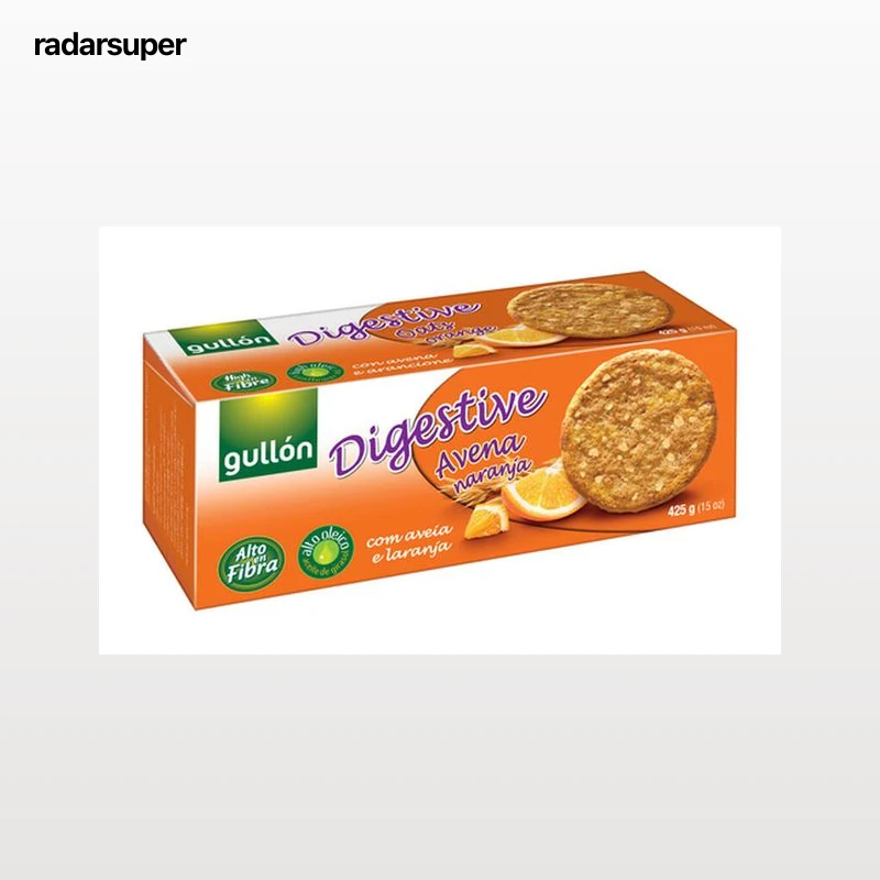 Galleta digestive Gullón 425g con avena y naranja