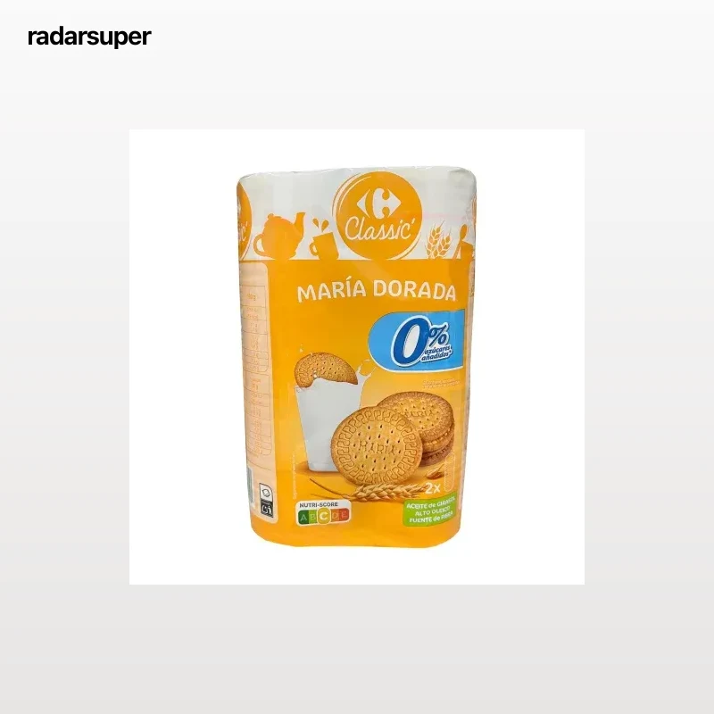 Galleta dorada Carrefour Classic sin azúcar añadido 400 g.