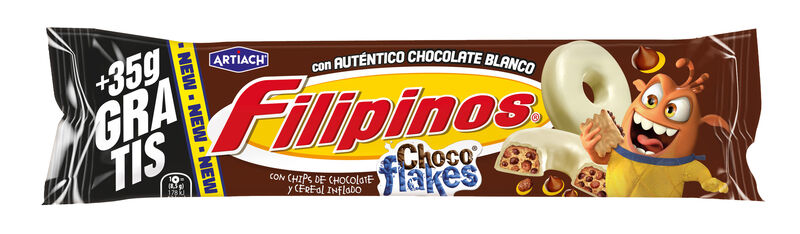 Galleta de Filipinos y Choco Flakes 83+35g