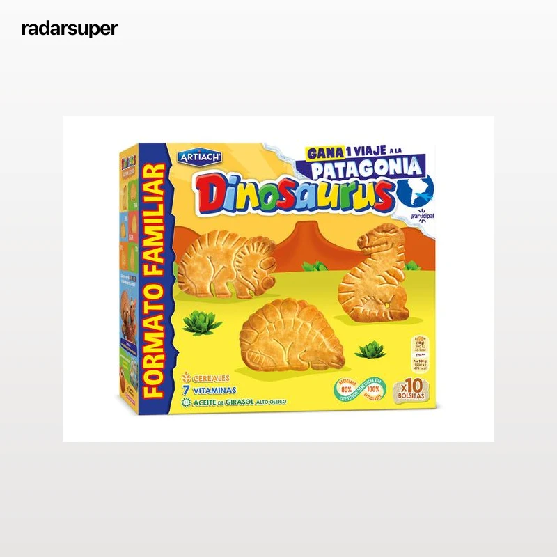 Galleta formato familiar Dinosaurus Artiach 411g