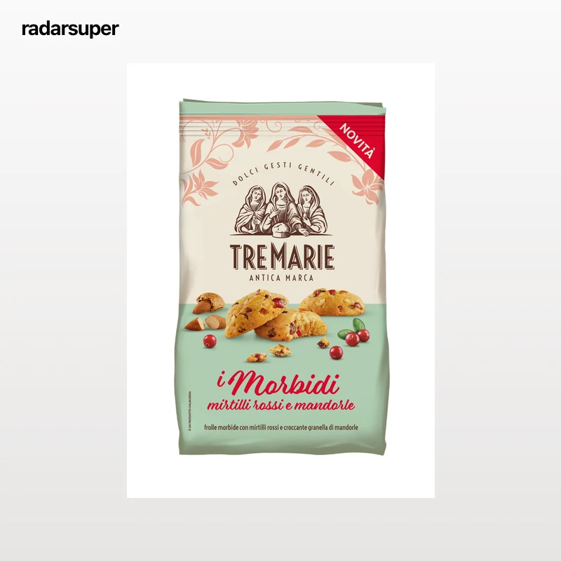 Galleta frutos rojos almendra tre marie 300g