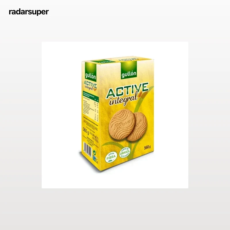 Galleta integral Fibra Active Gullón 560 g.