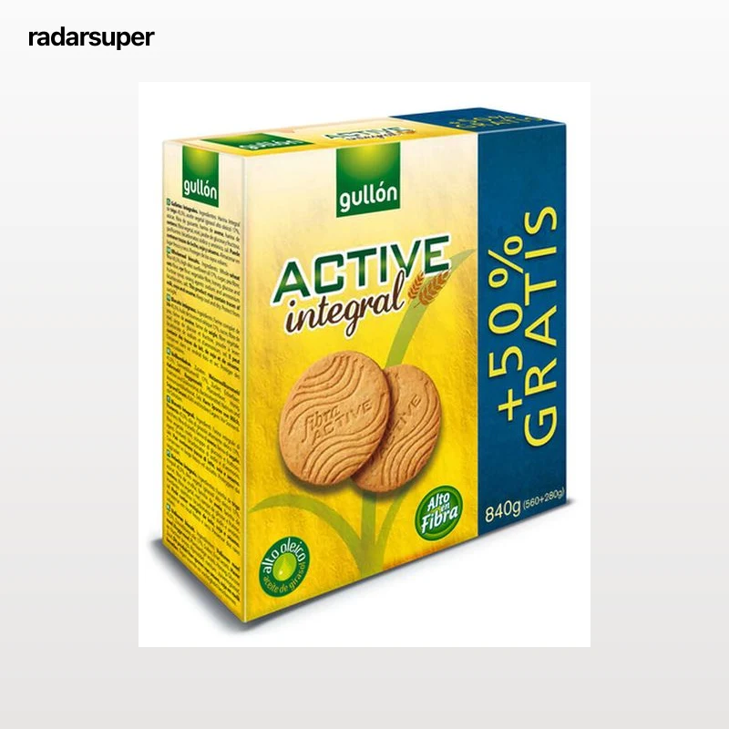 Galleta integral Gullón 560g +50% active