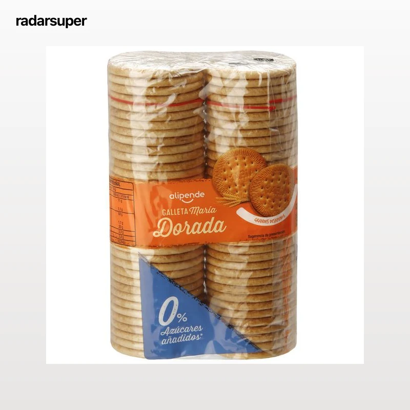 Galleta Maria sin azúcares añadidos con edulcorantes Alipende 400 g